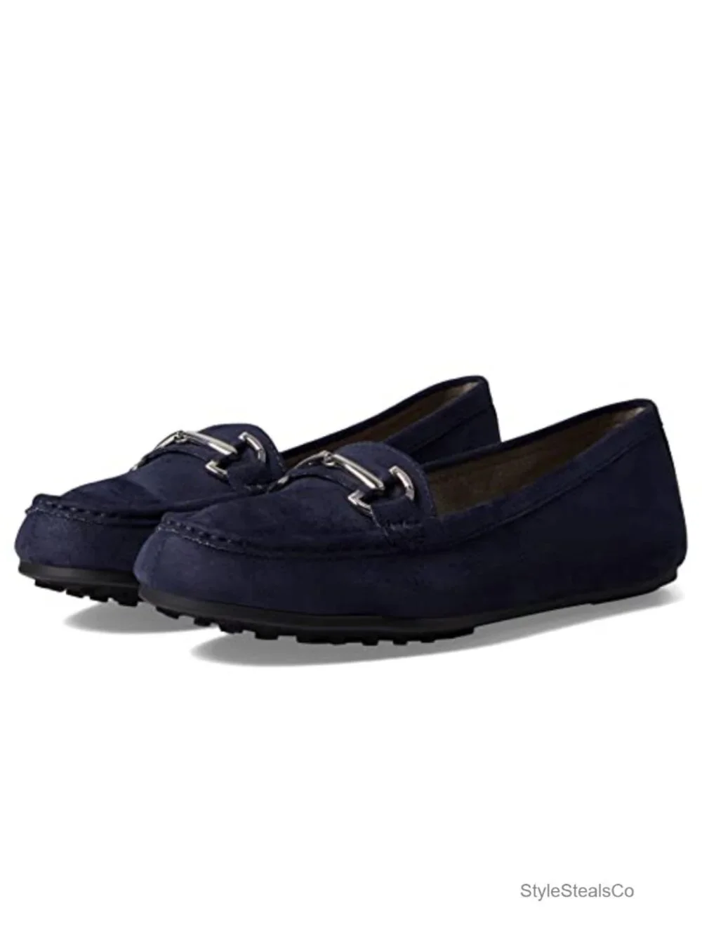 Faux Suede Driving Loafer with Core Comfort Technology - Slip Resistant